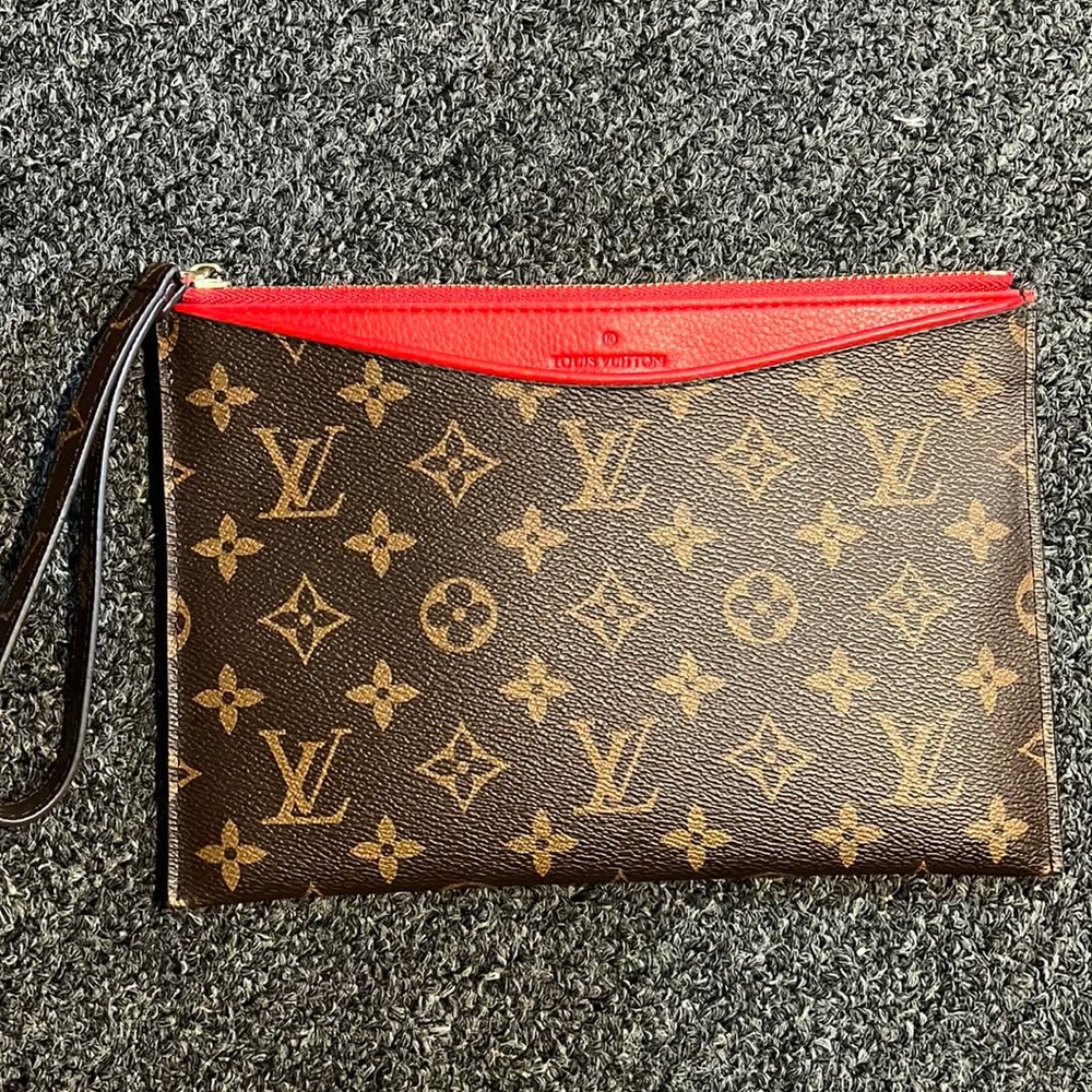 Perfect condition LV MONOGRAM PALLAS CLUTCH
